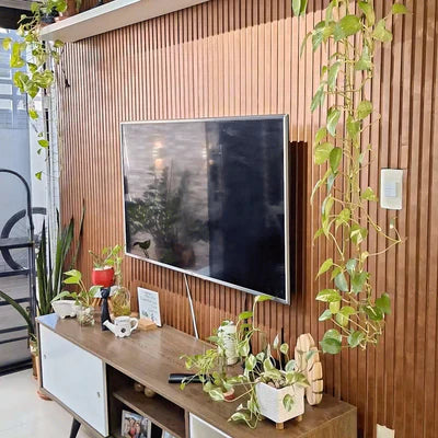 Painel de Ripa Laminado de EVA Autocolante Auréon - Sofisticação e Conforto em Cada Detalhe 🔥Queima de Estoque🔥