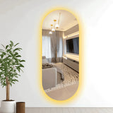 Espelho Grande com LED Elegance Luxo 140x60cm Modelo Elegance